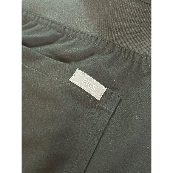 Figs Women's Technical Collection Black Scrubs Size XXL Drawstring Waist Medical - Picture 3 of 4